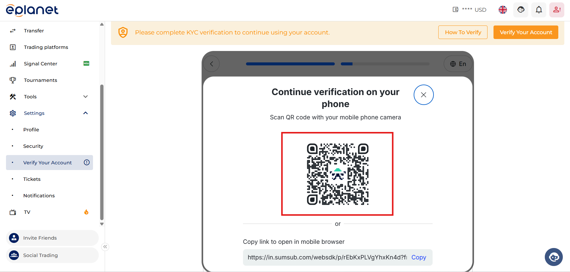Identity Verification at ePlanet Brokers 3.png Identity Verification at ePlanet Brokers